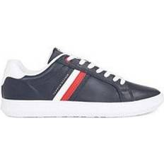 Tommy Hilfiger Blue Shoes Tommy Hilfiger Essential Leather Cupsole Trainers DESERT SKY