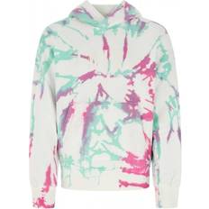 Amiri Sweatere Amiri Tie-Dye Hoodie Sweatshirt Med Logo Detalje - Hvid