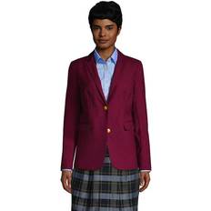 Lands' End Women Blazers Lands' End School Uniform Women Hopsack Blazer