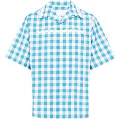 Prada Ternede Tøj Prada Checked Cotton Shirt