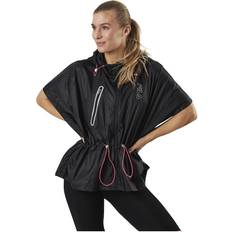 Svarta Capes & Ponchos Fila Eydie Wind Poncho Black, Female, Kläder, jackor, Svart