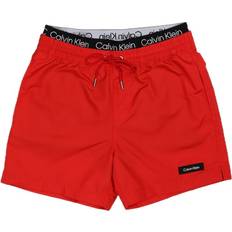 Calvin Klein Medium Double Wb Deep Crimson - Rød
