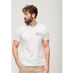 Superdry Herren Oberteile Superdry Heritage T-Shirt mit Vintage-Logo - Grau