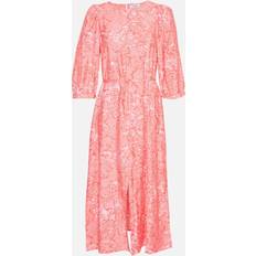 Viscose Robes Moss Copenhagen Robe 3/4 Femme AOP - Rose