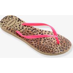 Havaianas Slim Animals, Flipflop, Sand Grey/Pink