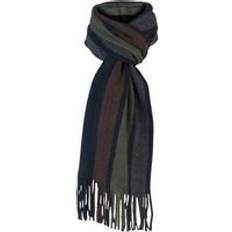 Men - Viscose Scarfs Giovanni Cassini Mens Italian Inspired Warm Knitted Striped Winter Scarf One Brown One