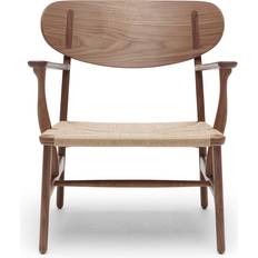 Natur - Trä Loungestolar Carl Hansen & Søn CH22 Fåtölj Oljad Walnut Loungestol