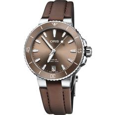 Oris Oris Aquis Date Brown