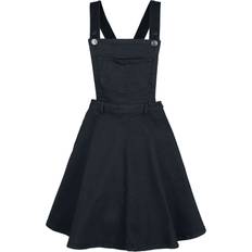 Hell Bunny Hell Bunny Dakota Pinafore Dress Mittellanges Kleid schwarz XS, S, L, XL, XXL, 3XL