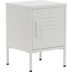 Vita Sängbord Home ESPRIT Vit Metall 35 x 35 x 51 cm Sängbord