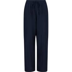 Neo Noir Sonar Linen Pants - Dark Blue