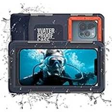 T-Bee Handyhülle wasserdichte IPX8 zum Schwimmen Universal Tauchabdeckung Unterwasser Handytasche für iPhone 13 12 Pro Max XR Samsung S9 S21 Huawei Google OnePlus Xiaomi LG