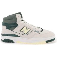 New Balance Unisex 650 in Weiß/Grün/Gelb, Leather, Größe