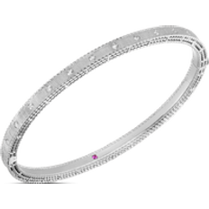 Diamond Bracelets Roberto Coin Princess 18ct White Gold Diamond Bangle Gold