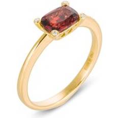 Ponte Vecchio Iris 18ct Yellow Gold 1.04ct Garnet Diamond Ring