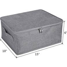 Lucky Monet Foldable Cube Bin Clothes Organizer Storage Box