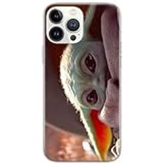 ERT GROUP Handyhülle für iPhone 13 PRO Original und offiziell Star Wars Muster Baby Yoda 021 Mehrfarbig optimal an die Form des Handy angepasst, hülle aus TPU