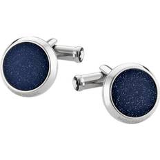 Hombre Gemelos de puño Montblanc Cufflinks Meisterstuck Blue Goldstone Inlay Blue