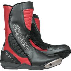 Daytona Motorcycle Boots Daytona Strive GTX Gore-Tex wasserdichte Motorradstiefel, schwarz-rot, Größe