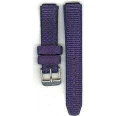 Hamilton Watch Straps Hamilton Watchband 18/16mm-Nylon&Leather-Blue- part #H600683102