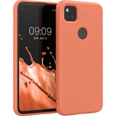Google Pixel 4a Mobile Phone Cases Kwmobile Soft Rubberized TPU Slim Phone Case Pixel 4a