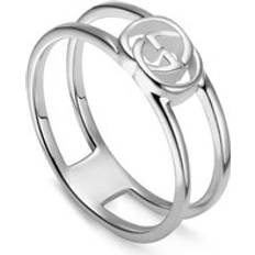 Gucci Bijoux Gucci Gucci Interlocking Motif Sterling Silver Ring