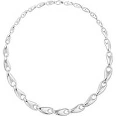 Georg Jensen Collares Georg Jensen Reflect Sterling Silver Graduated Links Necklace