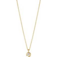 Georg Jensen Charms & Pendants Georg Jensen Mercy 18ct Yellow Gold 0.20ct Diamond Solitaire Pendant