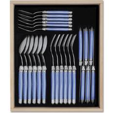 Laguiole Piece Display Box Light Cutlery Set 24pcs