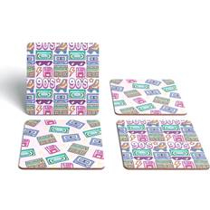 Decorsome 90's Products Pink Coaster