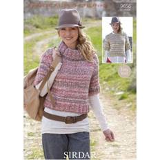 Yarn & Needlework Supplies SIRDAR Faroe Knitting Pattern 9656 Women 32 42 Inches Sweaters