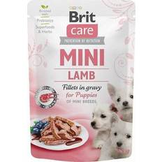 Brit care mini puppy pouch lamb 24x85g