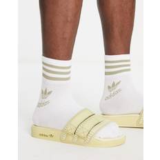 Adidas Buckle/Laced Slippers & Sandals adidas Originals Adilette 2.0 Retro sliders in sandy beige-Neutral6