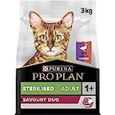 Animaux de compagnie Pro Plan Sterilised Adult 1+ Savoury Duo Canard et Foie - 3 kg