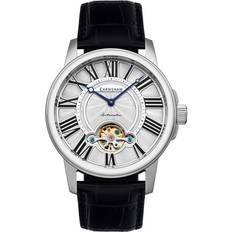 Thomas Earnshaw Watches Thomas Earnshaw Marylebone Open Heart Mechanical Automatic Silver White ES-8196-01 Black & Silver One Size