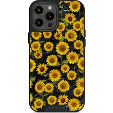 Burga Sunflower Glimmer iPhone 12 Pro Max Case, Elite MagSafe Gunmetal