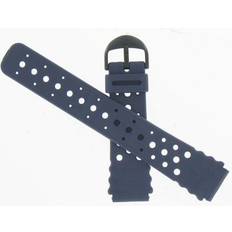 Casio Watch Straps Casio Watchband 18mm Navy Blue Part #70641125