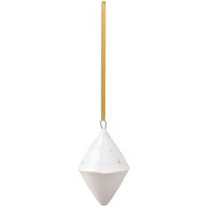 Villeroy & Boch Decoraciones de Navidad Villeroy & Boch Colgante Winter Glow Double Cone Blanco-beige Adorno de Árbol de Navidad