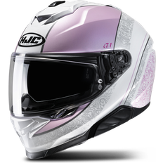HJC Motorcykelutrustning HJC Sera Integralhjälm Vit-Rosa