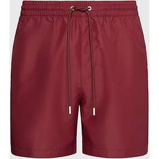 5XL Costumi da Bagno Calvin Klein Pantaloncino da Bagno Uomo Drawstring Lunghezza Media - Rosso