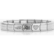 Nomination Stainless Steel Bracelets Nomination CLASSIC My Angel and Heart Bracelet Silver