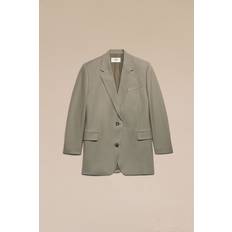 Ami Paris Women Blazers Ami Paris Blazer Met Enkele Rij Knopen - Beige