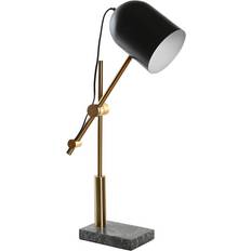 Dkd Home Decor Black Golden Table Lamp 45cm