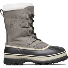 Grey Lace Boots Sorel Caribou Walking Boots - Stone