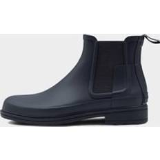 Blue - Men Rain Boots Hunter Men's Refined Chelsea Wellington Boots Navy