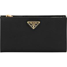 Prada Large Saffiano Leather Bifold Wallet - Black