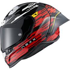 Nexx X.R3R Glitch Racer Helmet - Red/White