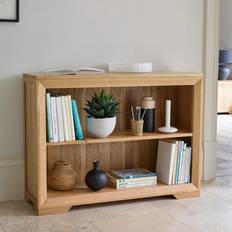 Oak Furnitureland Shelves Oak Furnitureland Natural Solid Small Book Shelf