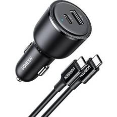 Ugreen 63W USB C Car Charger 45W Samsung Super Fast Charger 2.0 PPS 45W Compatible with Samsung Galaxy S23/S23 /S23 Ultra/S22/S22 /Note20, iPhone 15/14/13