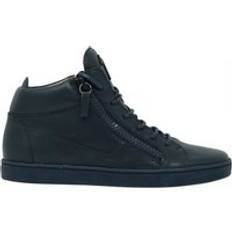 Giuseppe Zanotti Schoenen Giuseppe Zanotti Mens Navy Blue High Top Sneaker